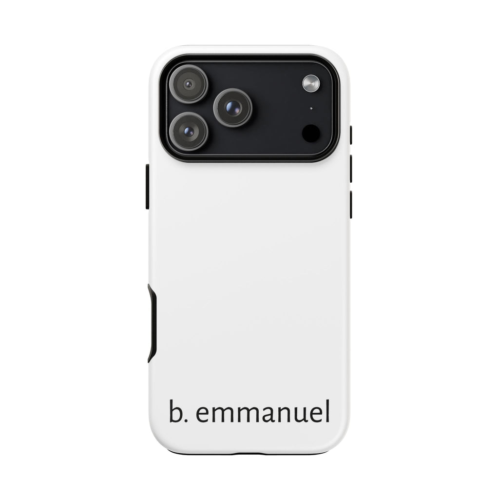 b. emmanuel Tough Phone Case for Iphone/Galaxy