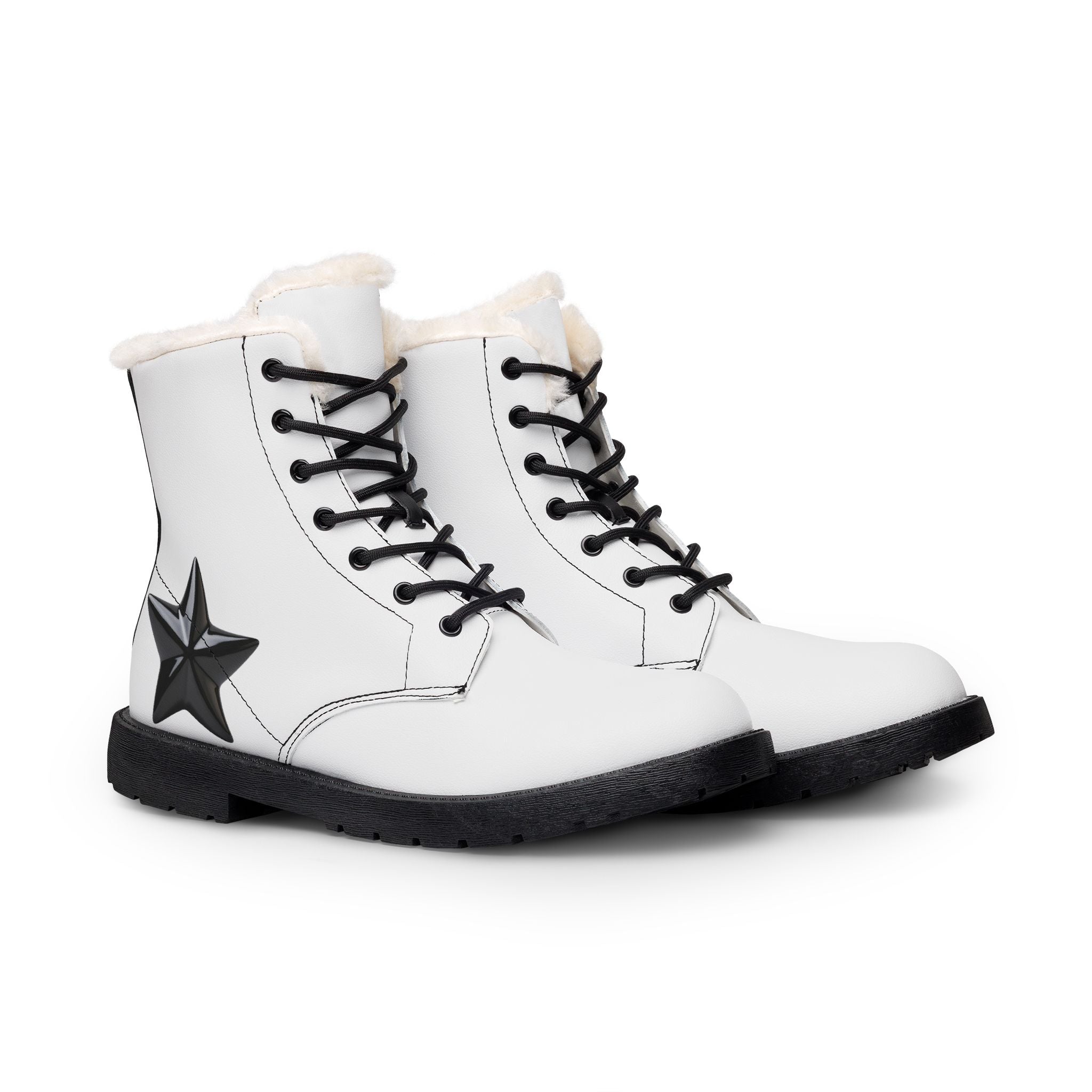 b. emmanuel "Estrella Cerámica" Fur Boots