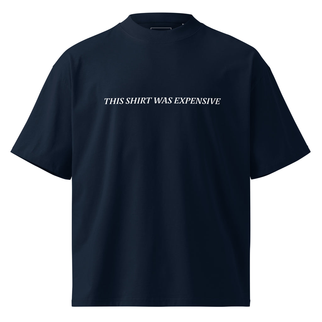 black t-shirt with a printed logo 